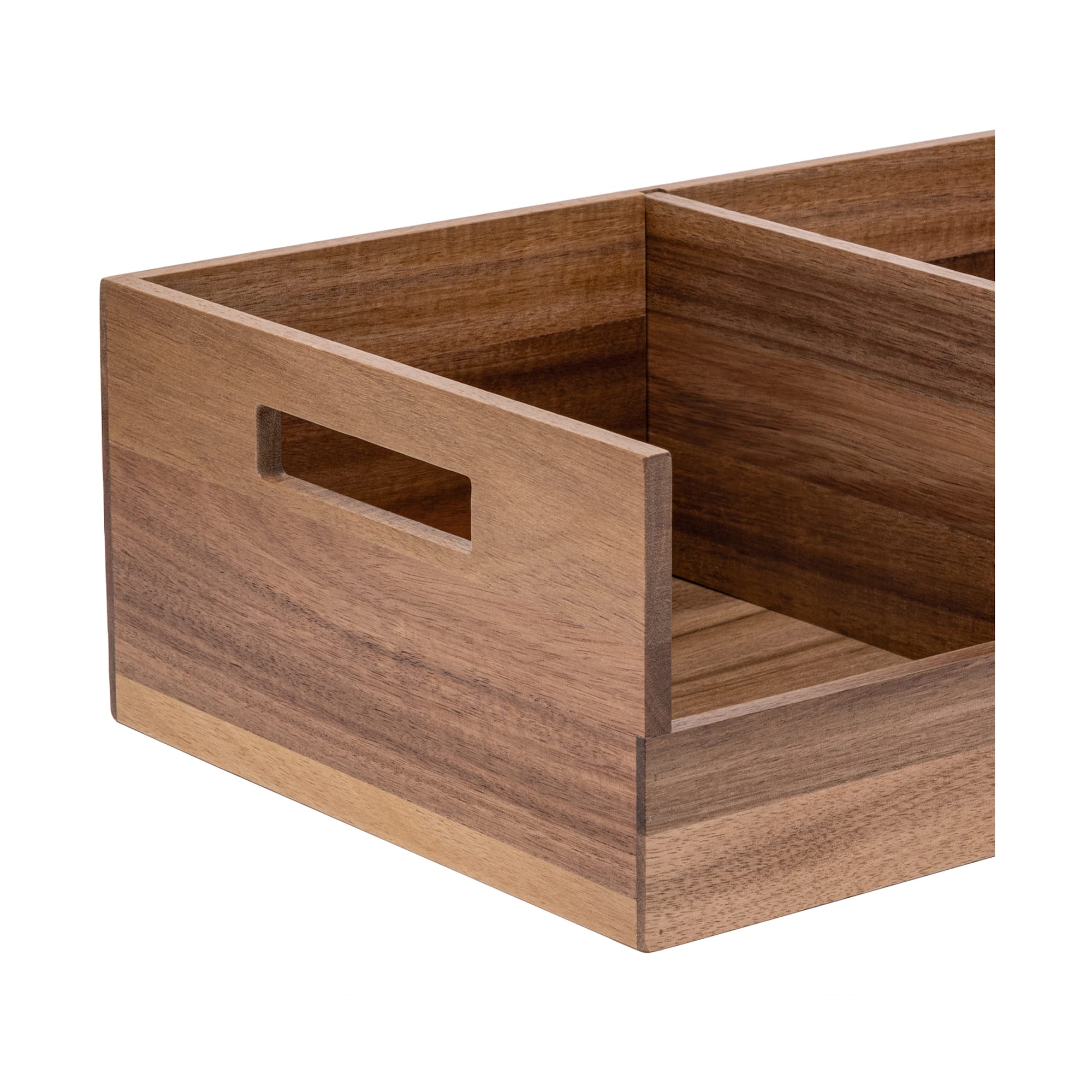 Seville Classics Large Acacia Desktop Organizer